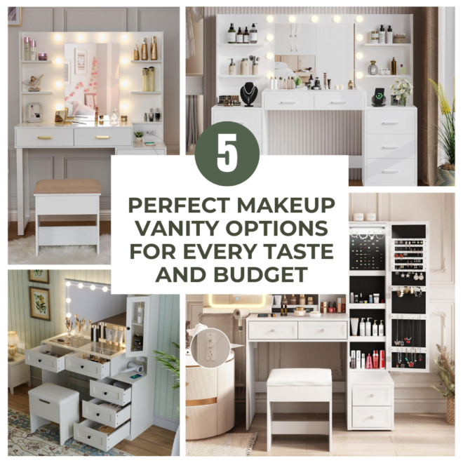 5 Best-Selling Makeup Vanities for Every Girl’s Dream Bedroom